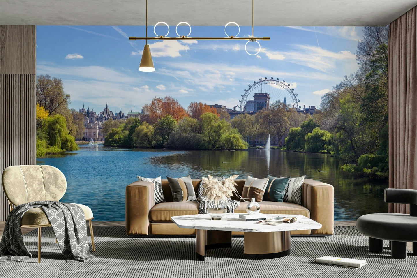 The design feels graceful and peaceful.

