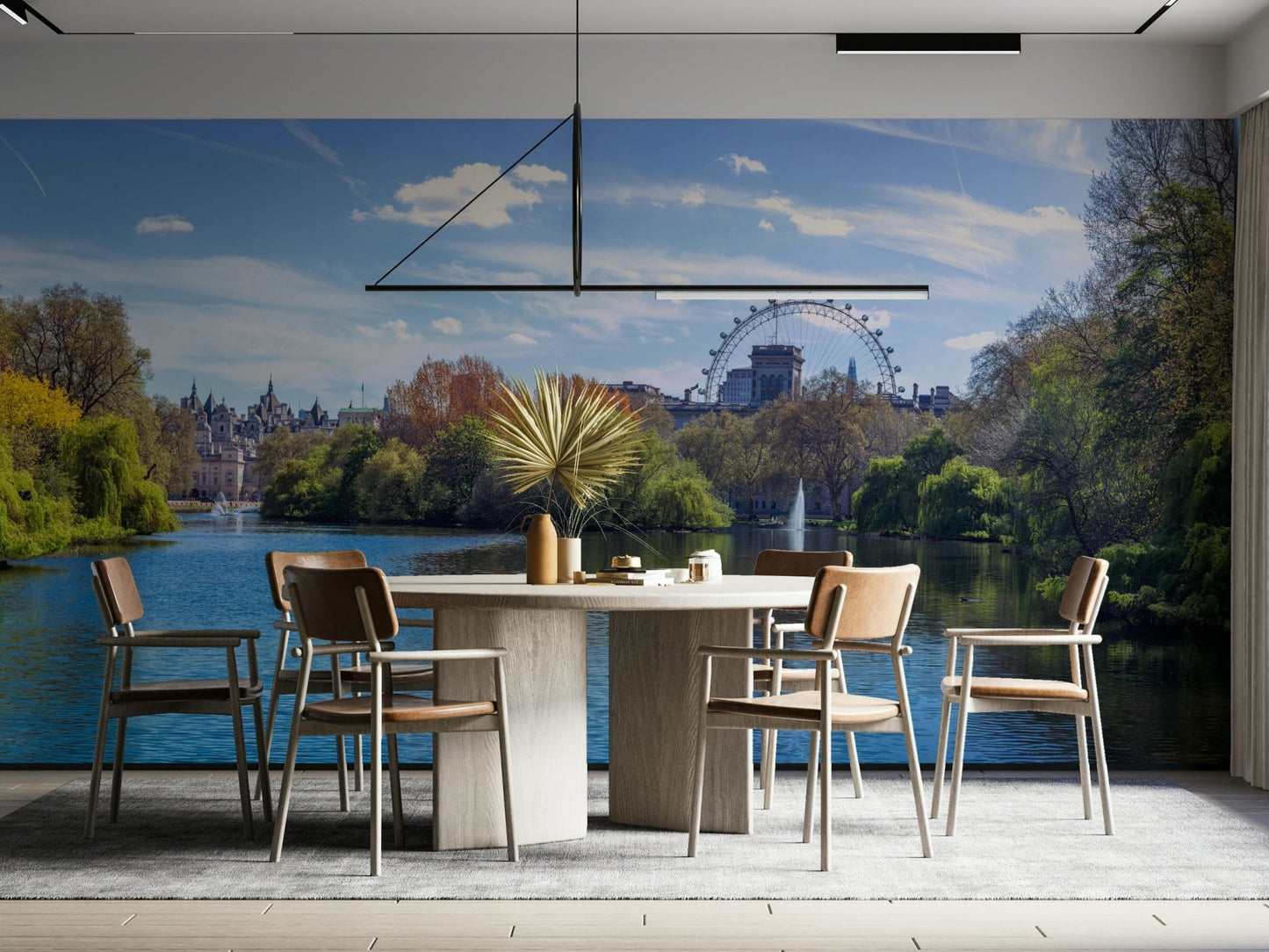 The design has a beautiful, natural aesthetic.

