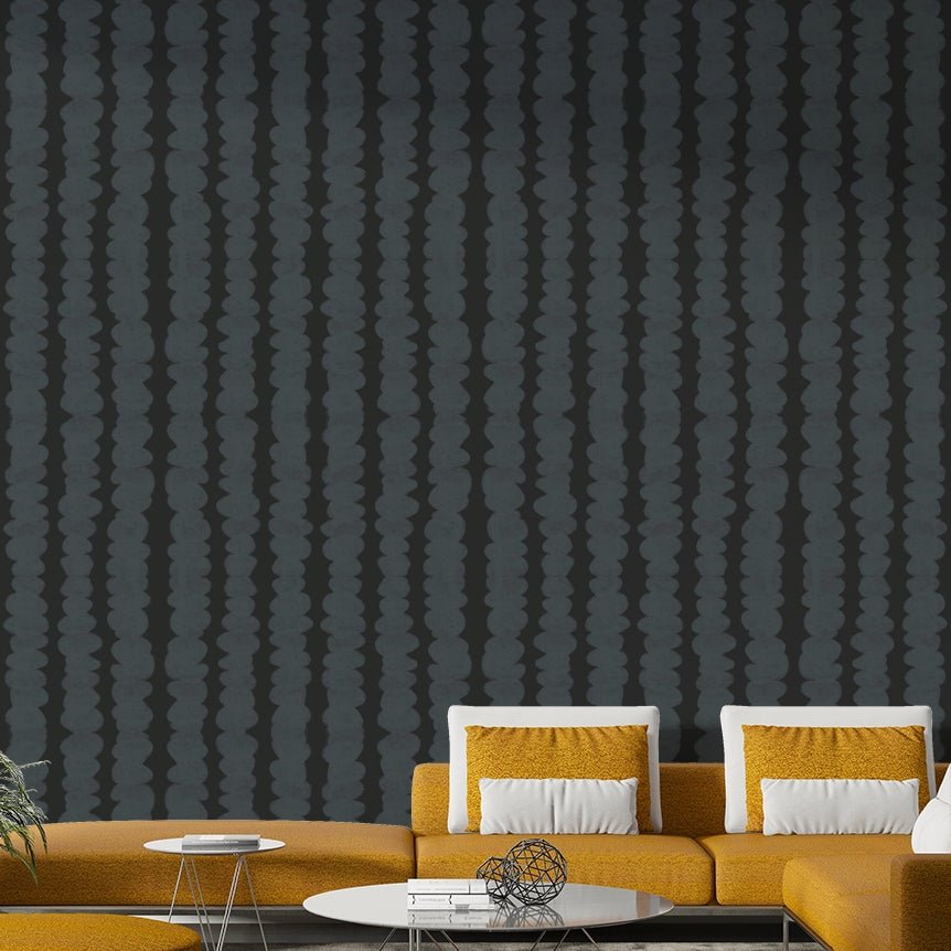 Non-woven wallpaper with gentle stacked design, GD2282