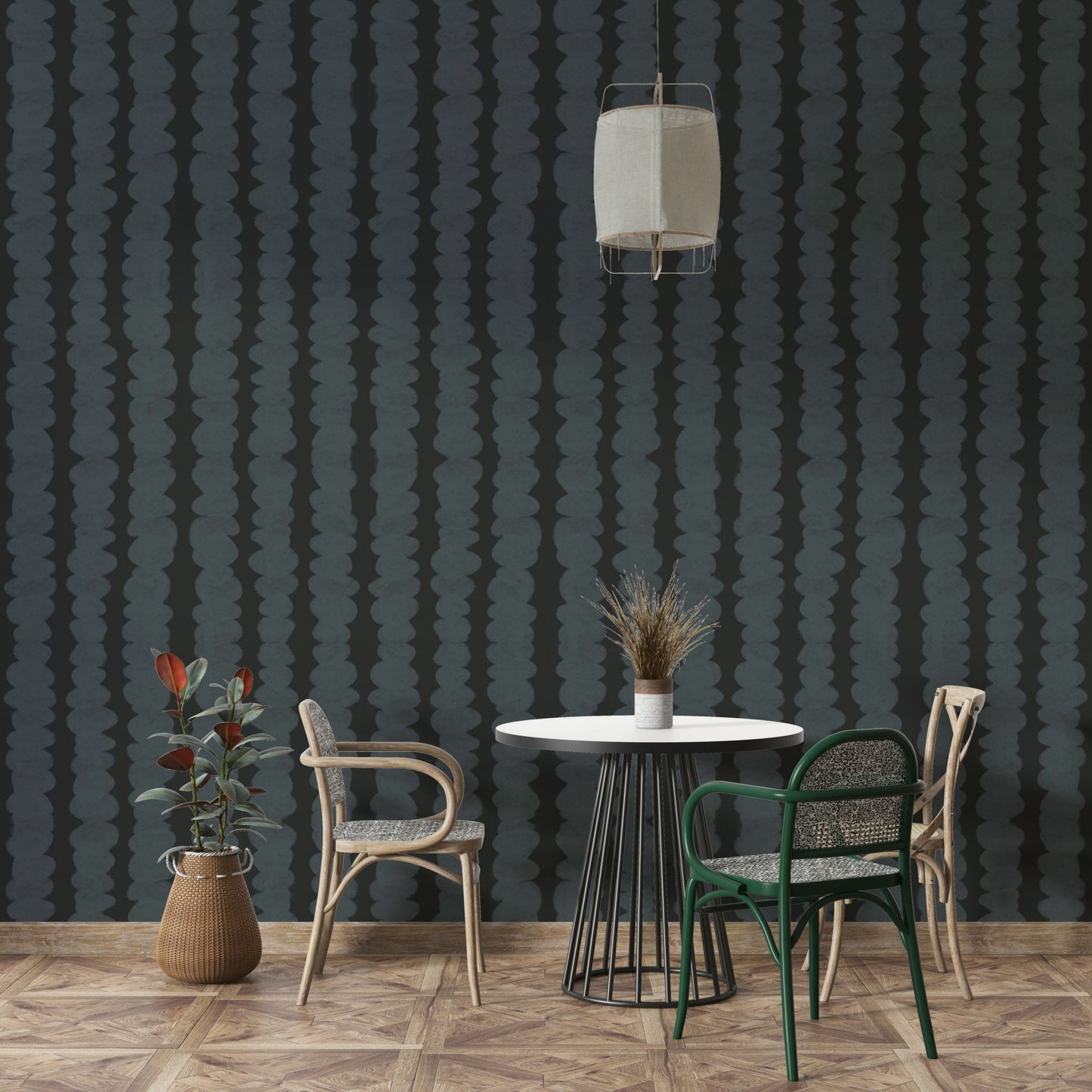 Timeless serenity wallpaper with layered shapes, GD2282
