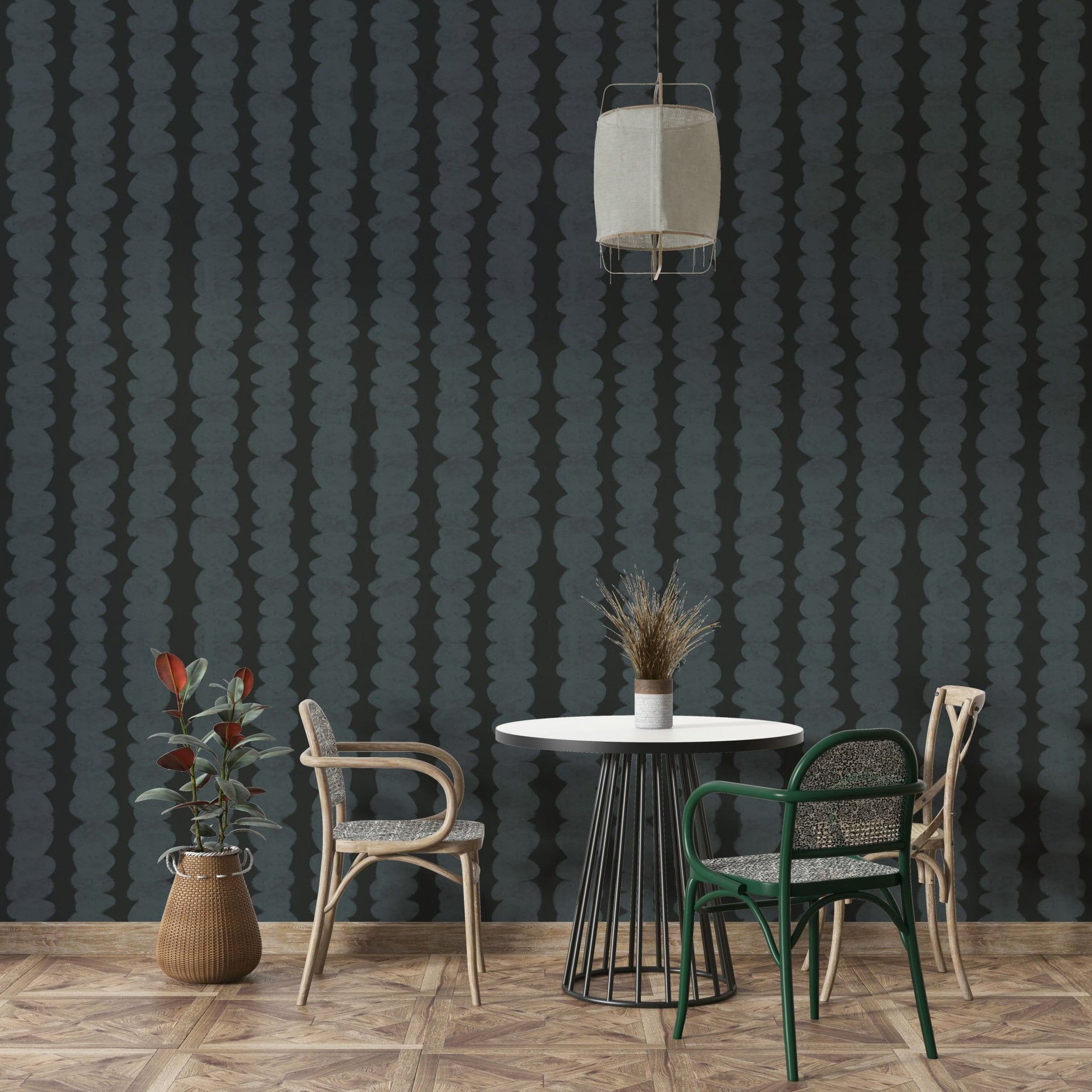 Timeless serenity wallpaper with layered shapes, GD2282