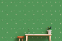 Starburst Green Background Wallpaper design for walls, SUSCT06