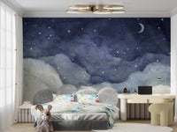 Stardust Veil Wallpaper Mural - Giffywalls