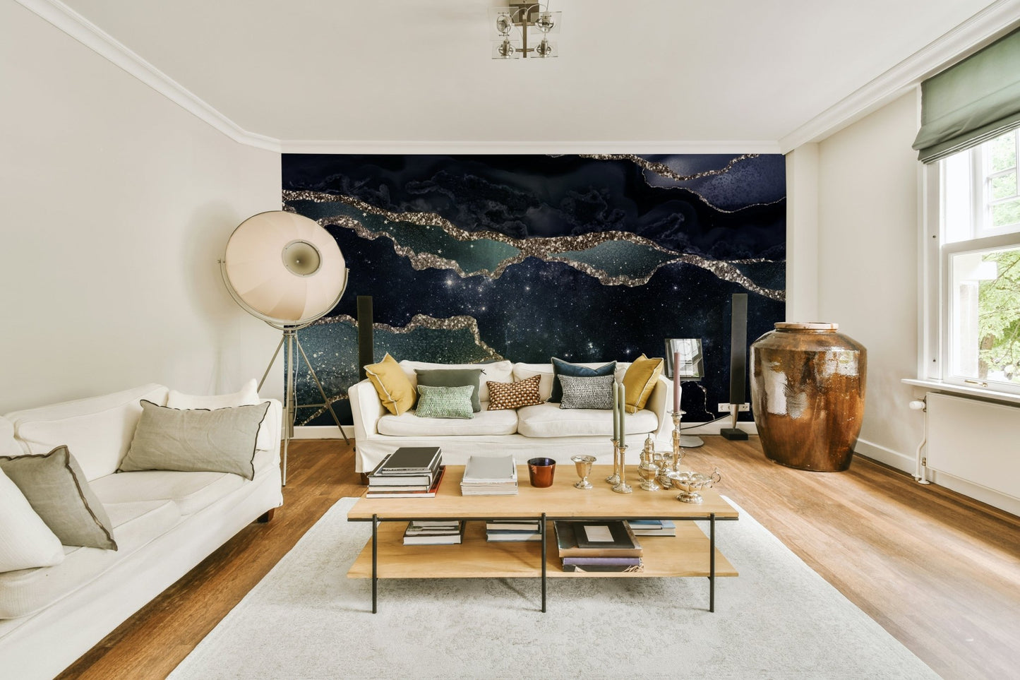 Stardust Veins Wall Mural