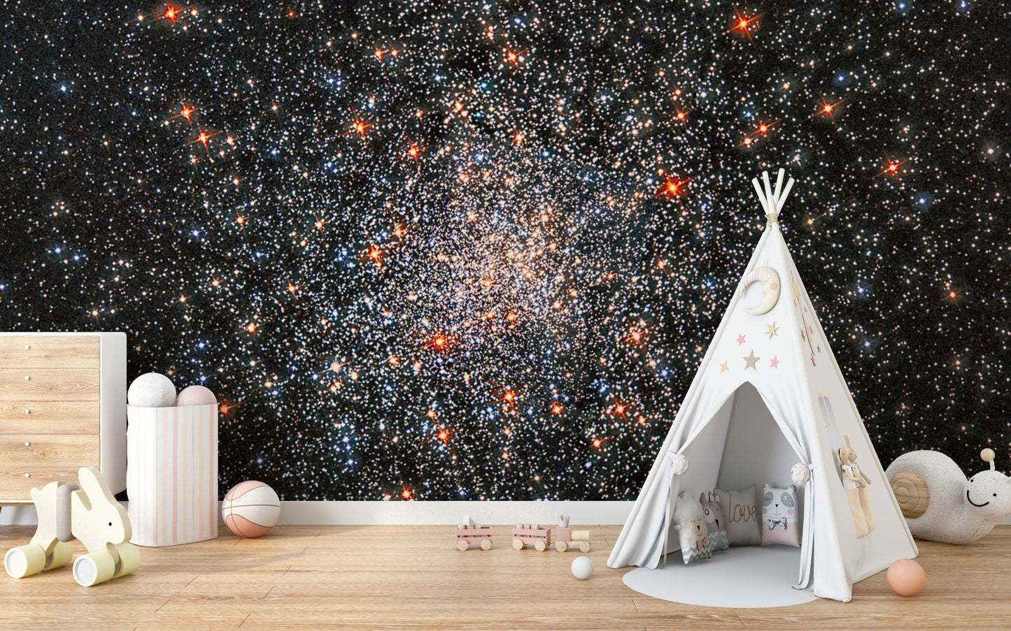 The stars are a central focus of the image.

