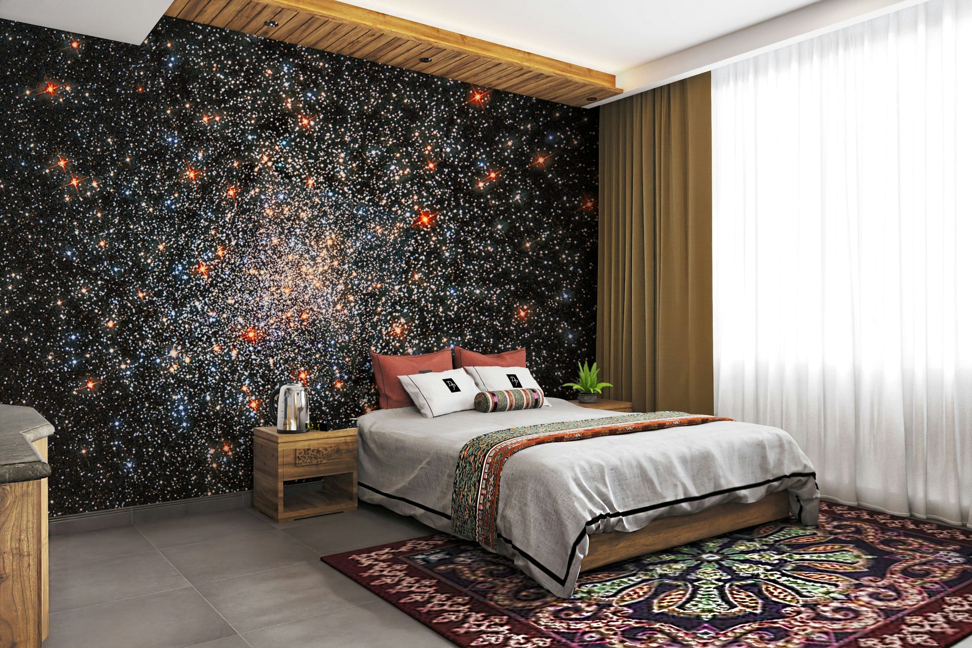 The feeling is one of fresh elegance.

