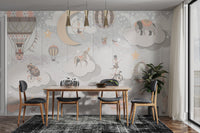 Dynamic circus wall art with stars and charm C176