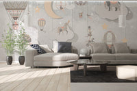Magical circus wallpaper featuring stars C176