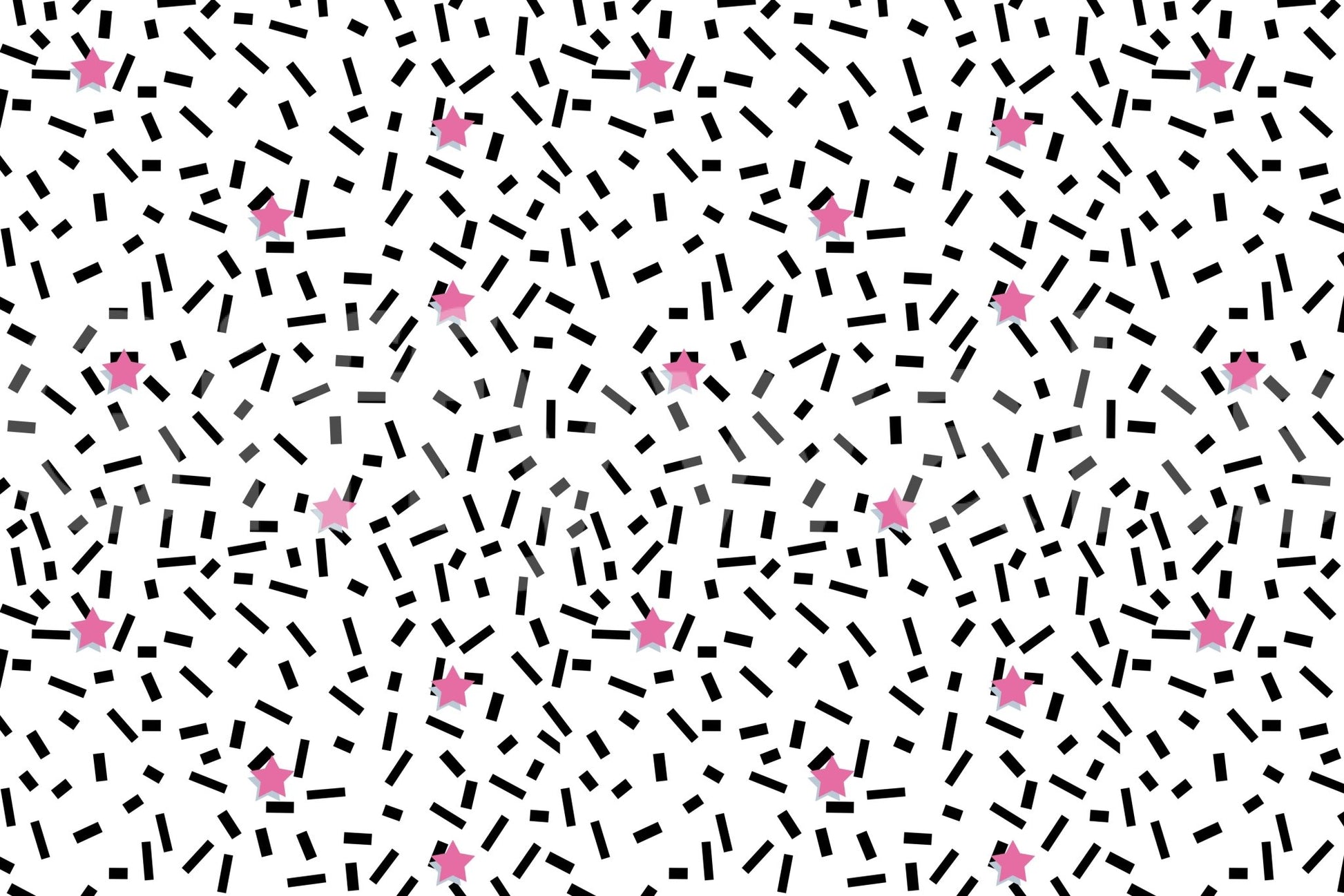 Starry confetti splash, peaceful and calm

