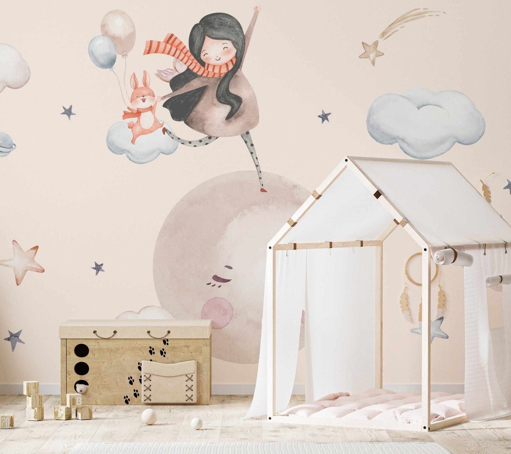 Starry Jumper Fantasy Sky Wallpaper C579