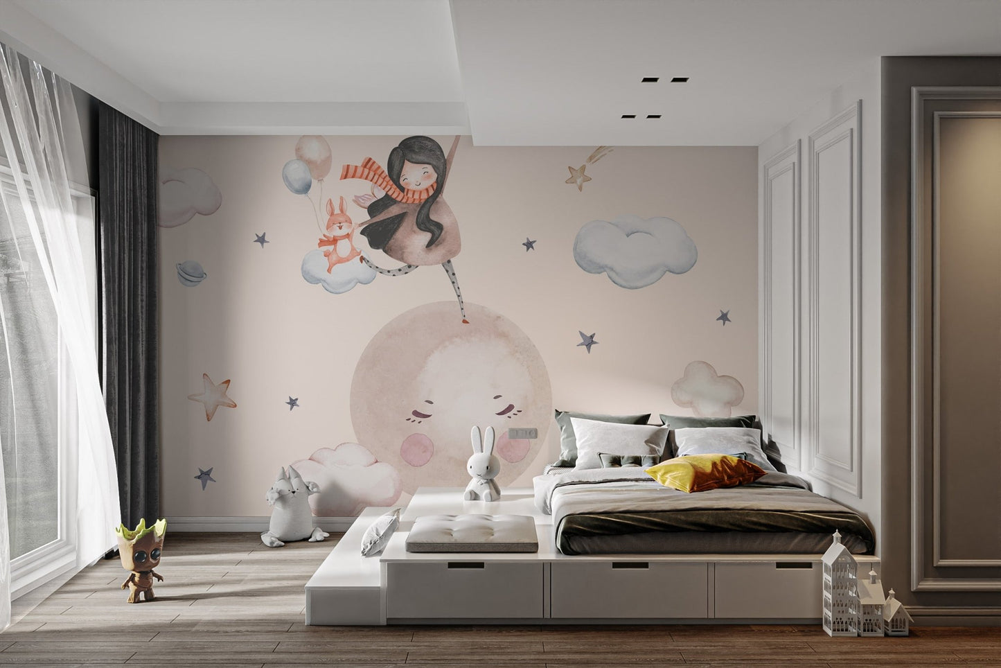 Starry Jumper Fantasy Sky Wallpaper C579
