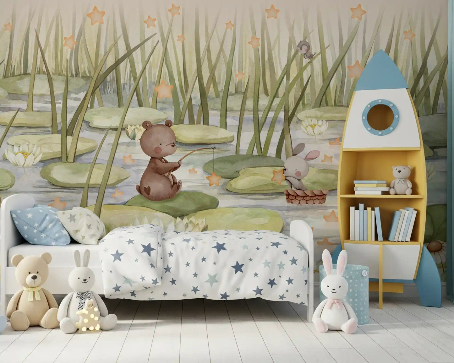 Starry Pond Wall MuralGD9199