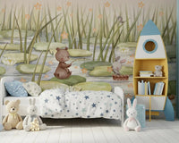 Starry Pond Wall MuralGD9199