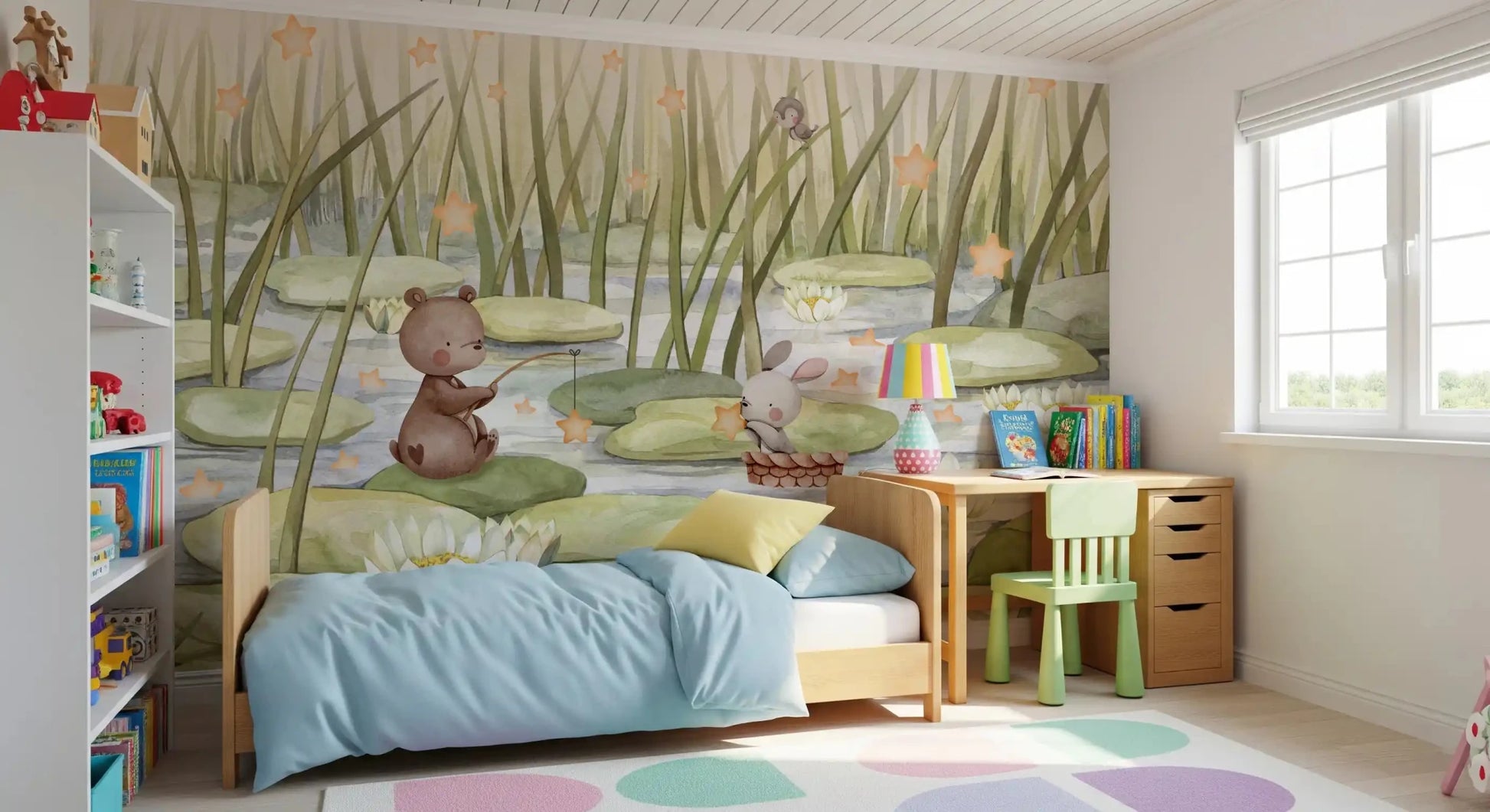 Starry Pond Wall MuralGD9199