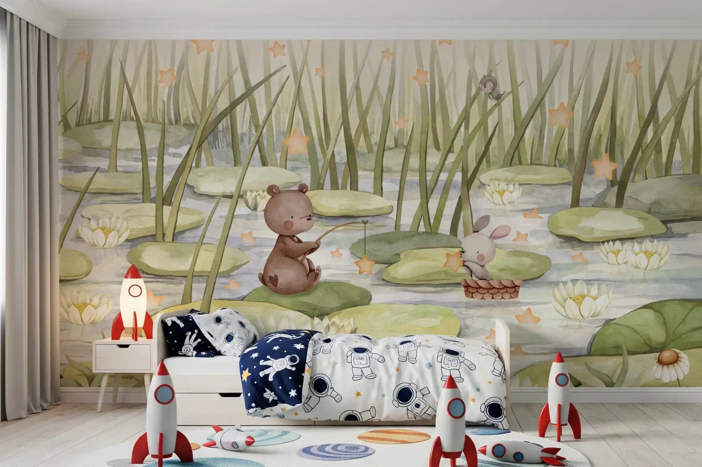 Starry Pond Wall MuralGD9199