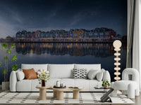 A beautiful modern art wall mural of delicate lines., GD5824