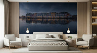 A contemplative gentle design wallpaper mural for a feature wall., GD5824