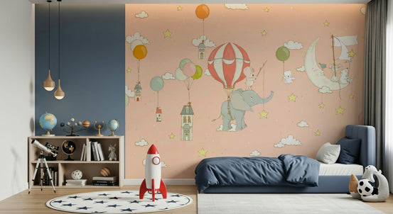 A beautiful starry sky wallpaper mural for an adventurous space., GD5726