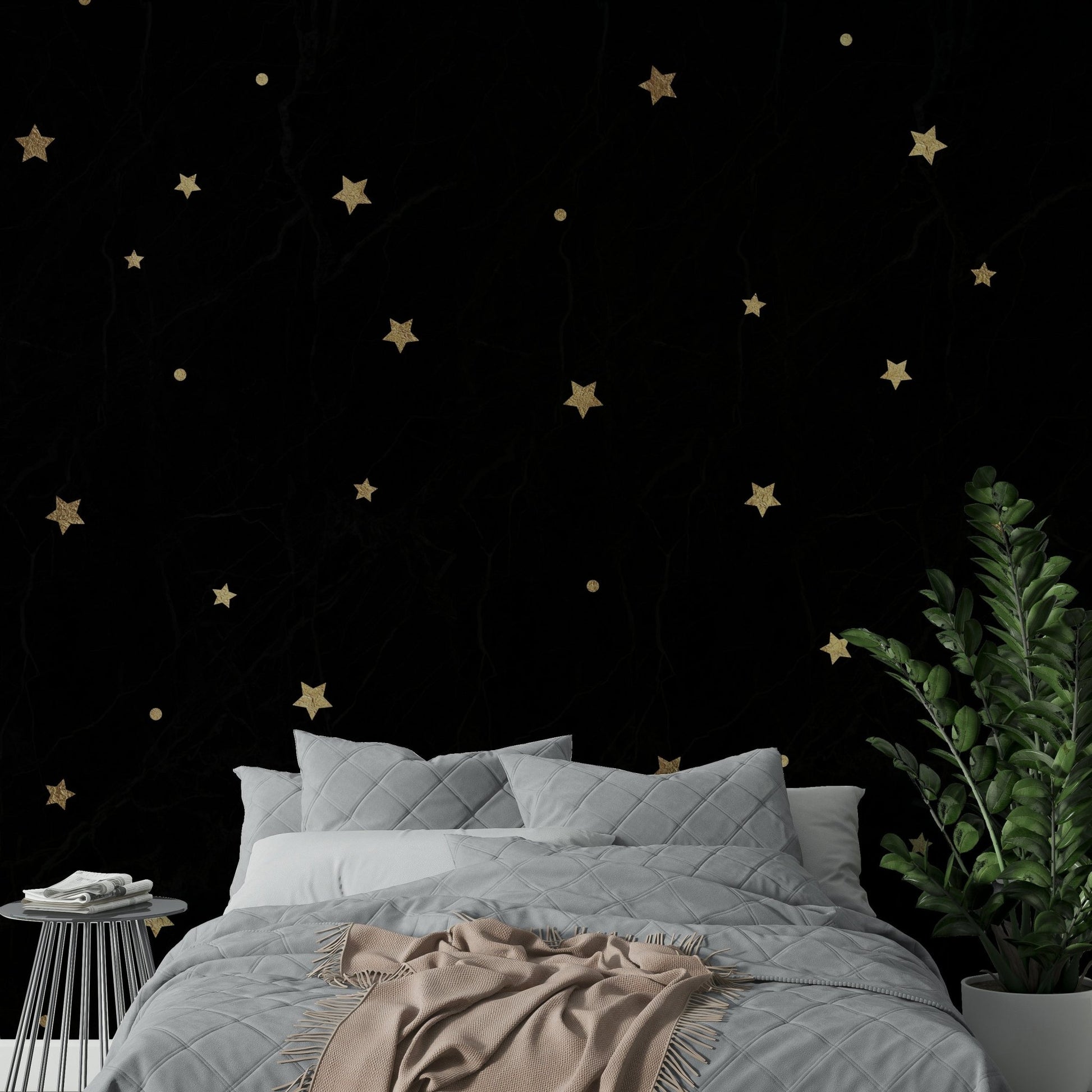 Stylish mural for bedrooms
