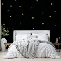 Minimal starry sky wall design

