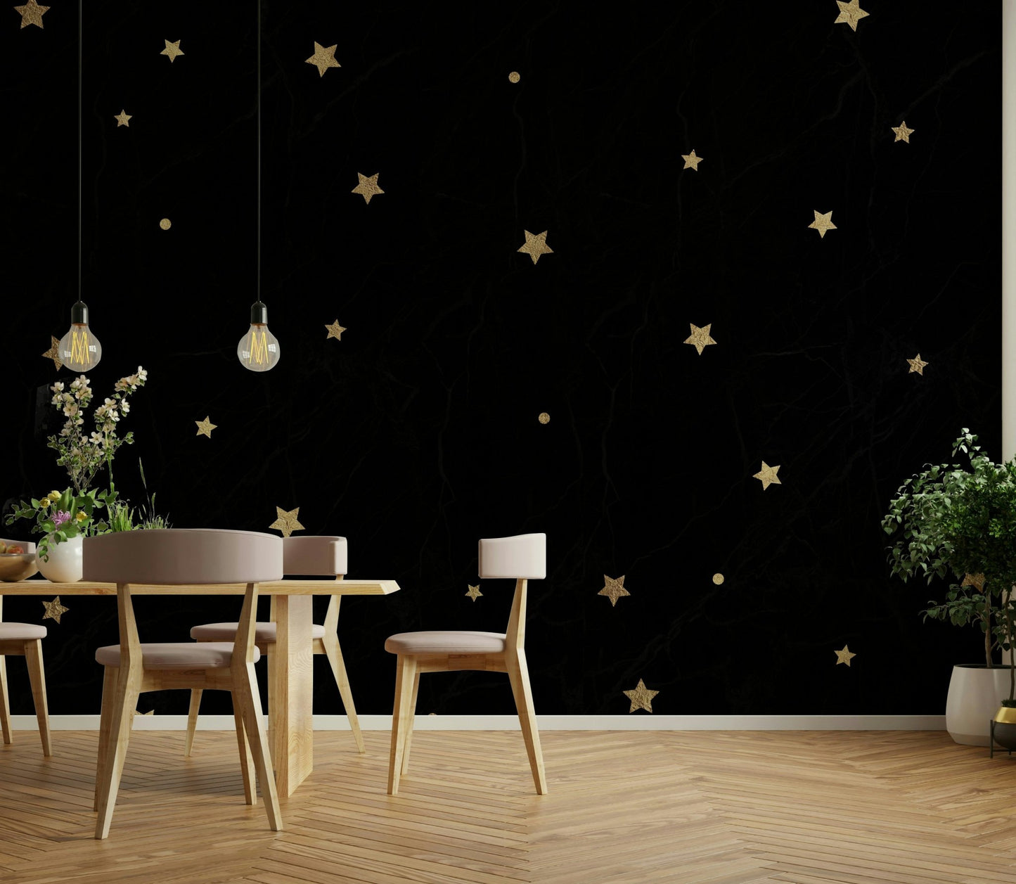 Cosmic wallpaper for peaceful rooms
