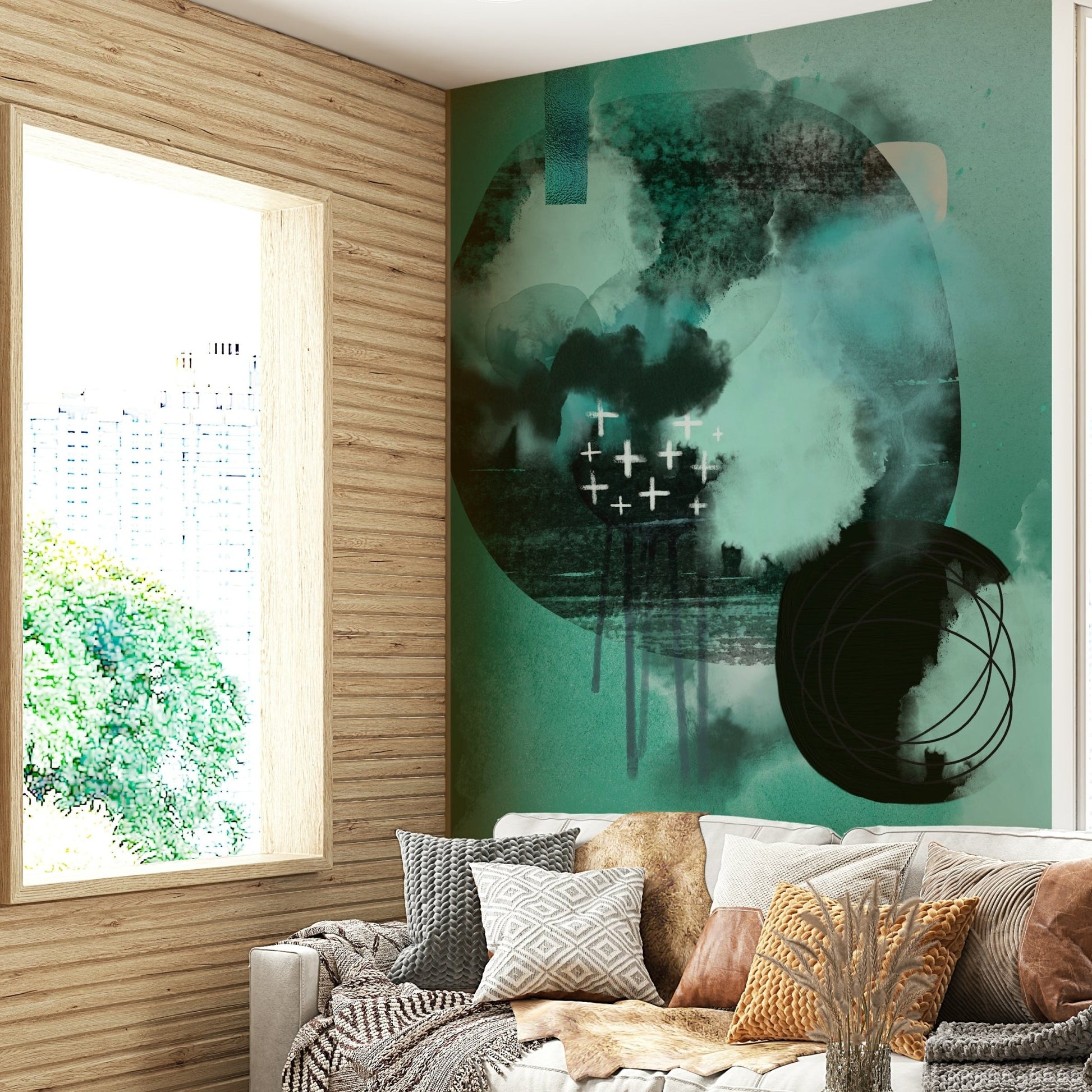 Contemporary still tones wall decor

