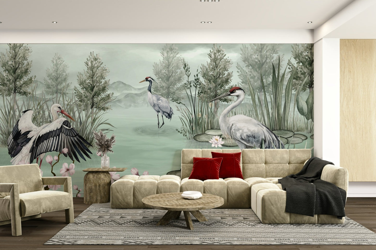 The image has a calm, tranquil feel.

