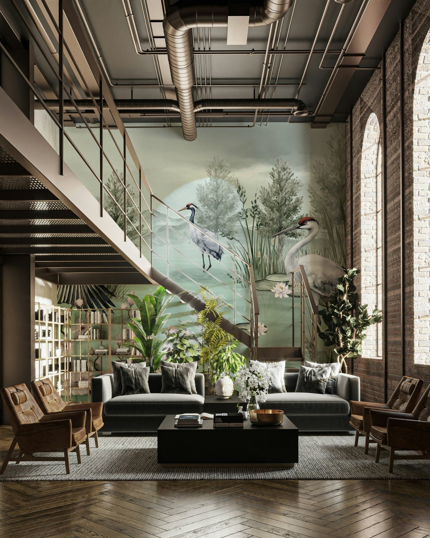 The overall mood is quiet and serene.

