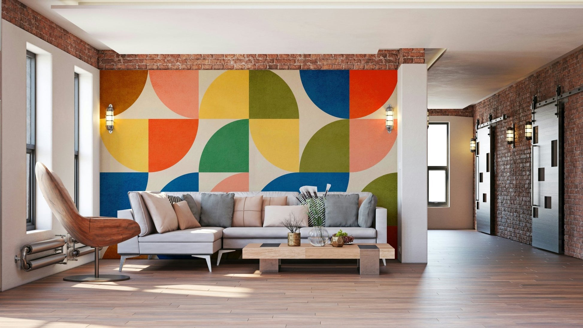 Sense of urban tranquility and charm.

