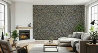Detail shot of the stone aggregate texture mural., GD6052
