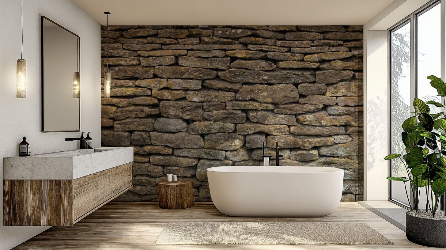 Detailed patterns of stone variations.

