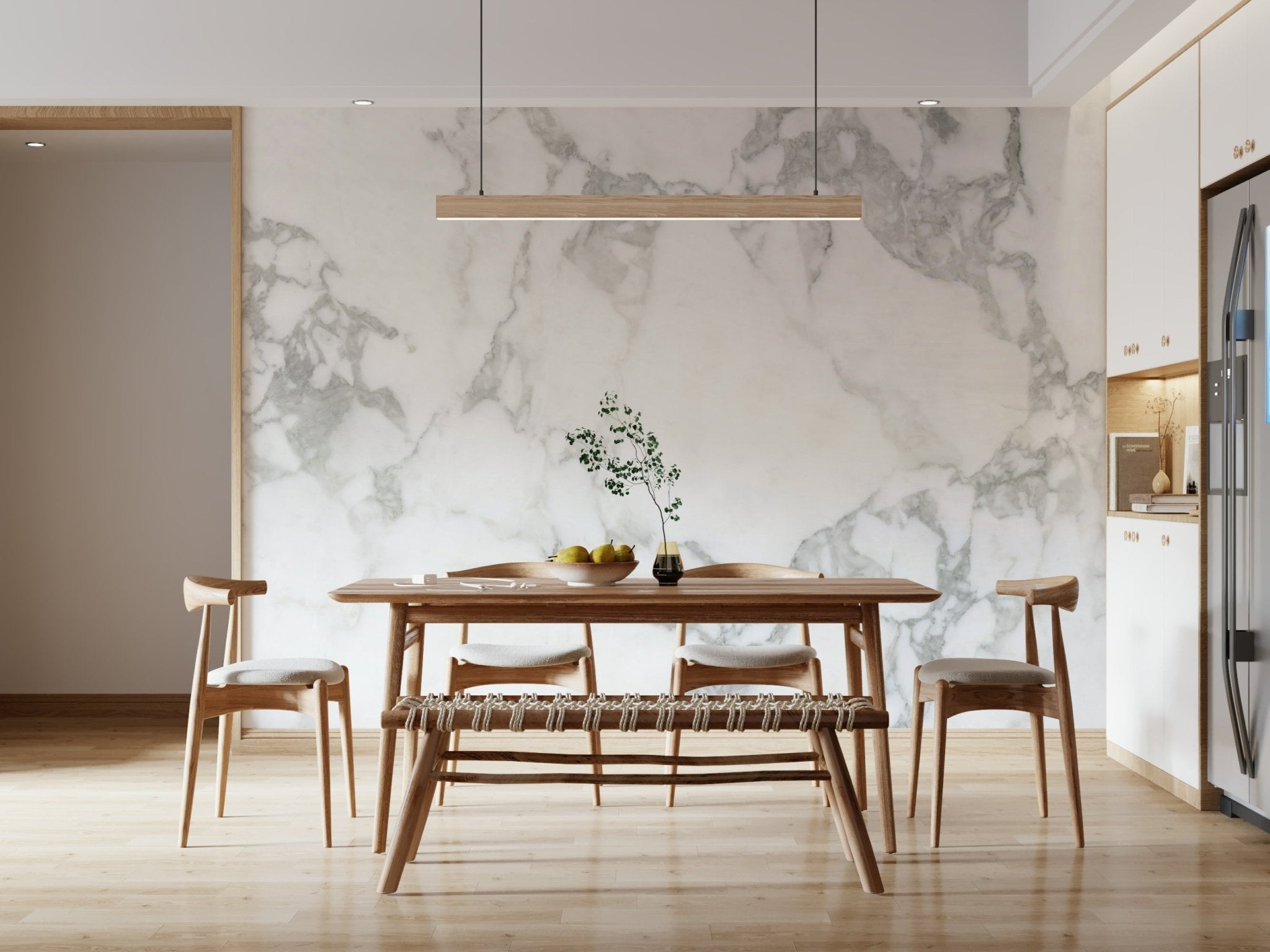 Wallpaper mural featuring a detailed, realistic stone effect.