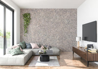 Installation view of peel and stick wallpaper Stone Harmony Wall Mural.