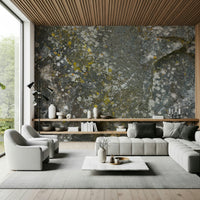 A contemplative gentle stone wallpaper mural for a feature wall.