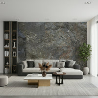 Neutral stone pattern wallpaper for walls in office., GD6080