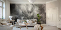 Dramatic monochrome cloud formation towers overhead in this wall mural GD4902
