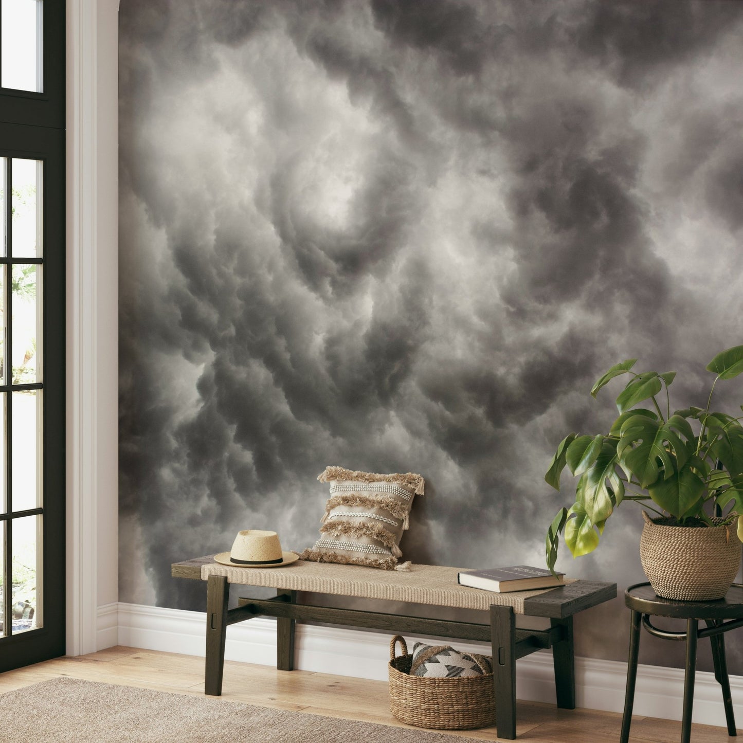 Billowing thunderheads fill the sky in this Storm #1 wall mural GD4902
