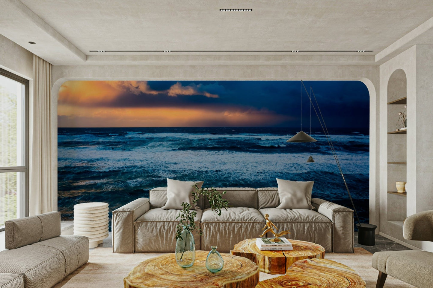 Storm over the Mediterranean Wall Mural