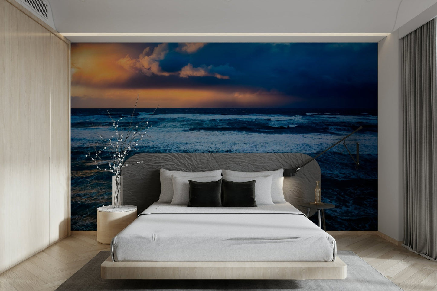 Storm over the Mediterranean Wall Mural