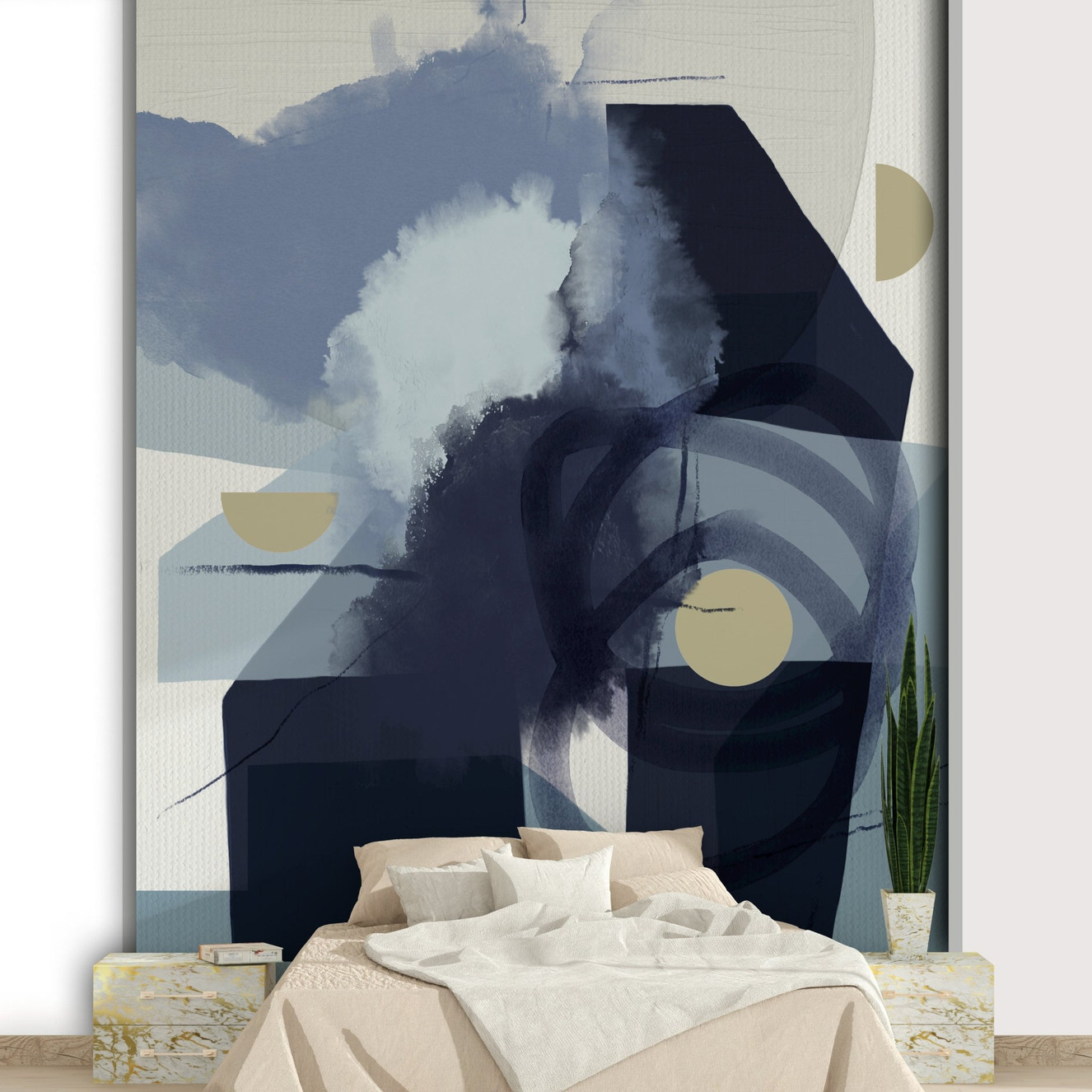 Strange Beauty wall mural design

