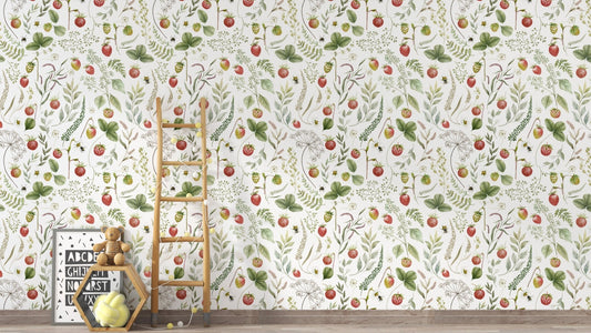 Cottagecore strawberry botanical decor
