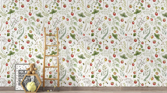 Cottagecore strawberry botanical decor
 KB116