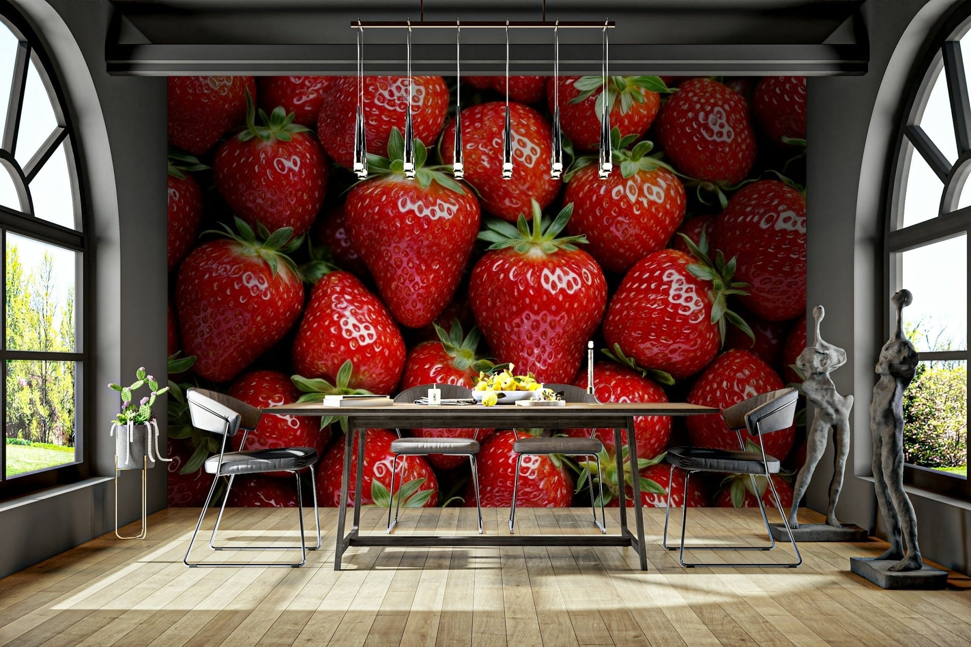 The look is very inviting and warm.
