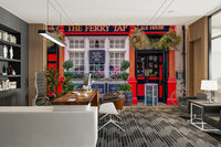 Street cafe wall mural wallpaper
