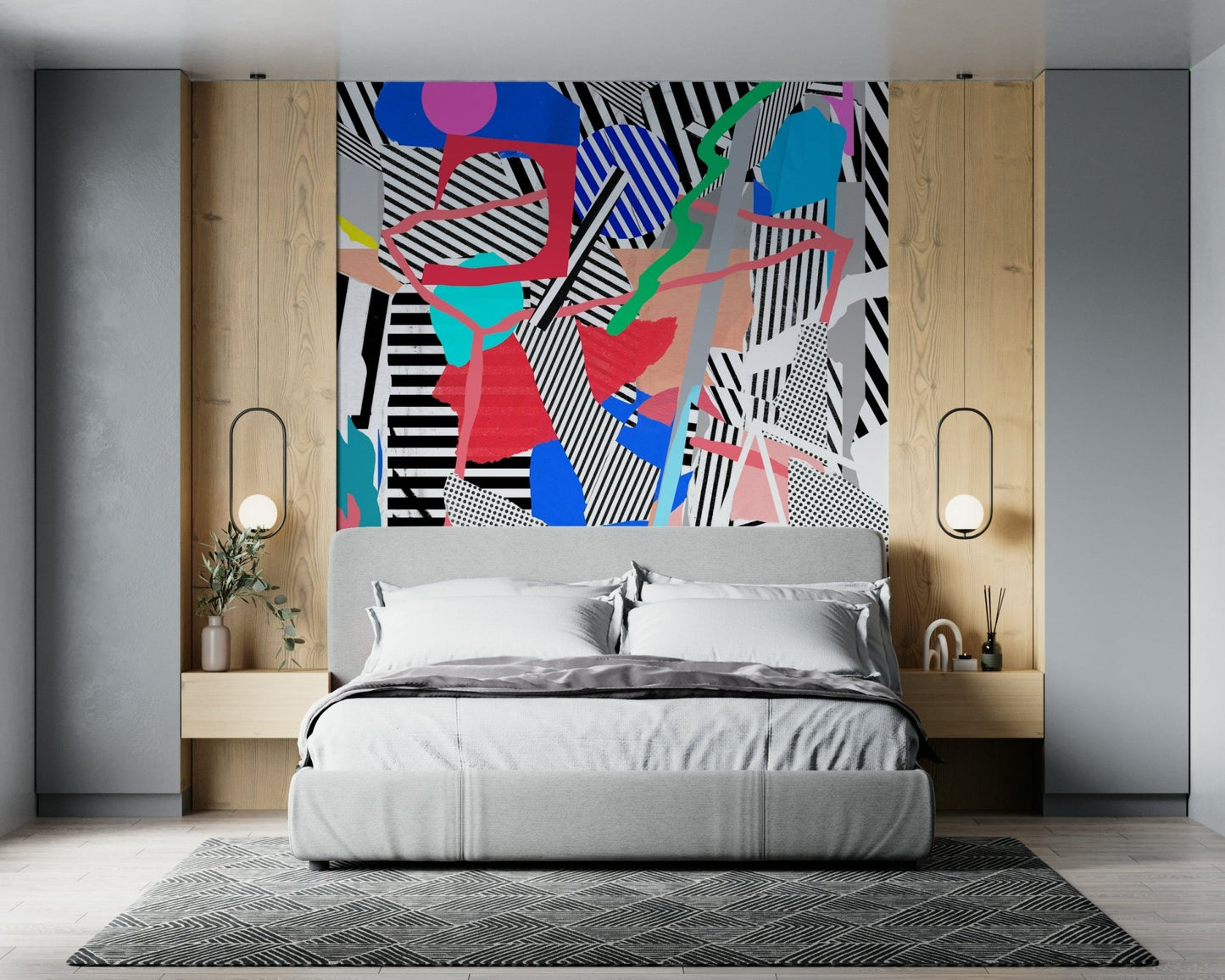 Stripaddicted Wall Mural