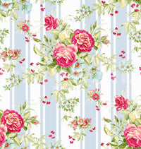 Subtle pink roses with linear background

