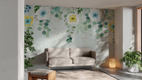 Hanging Flower Wall Wallpaper Murals - Giffywalls B118