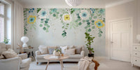 Floral mural wallpaper design B118