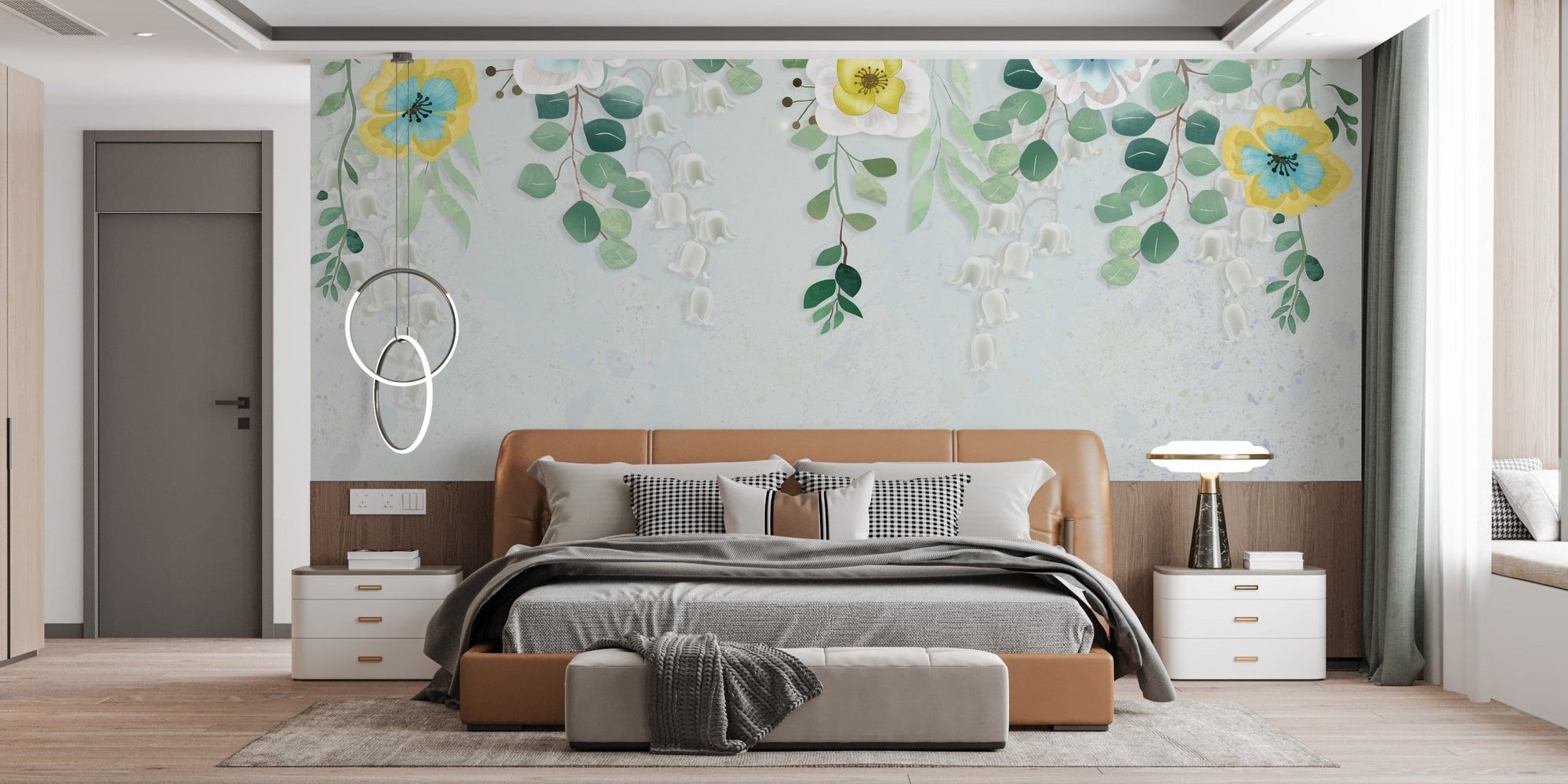 Hanging Flower Wallpaper Murals B118