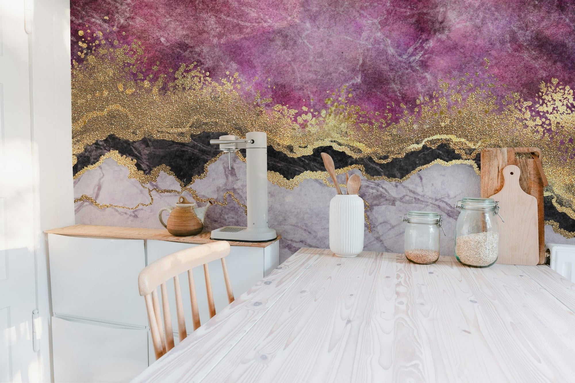 Purple Marble wallpaper B127